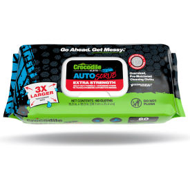 AutoSCRUB Extra Strength Cleaning Wipes, Unscented, 60 Wipes/Pack