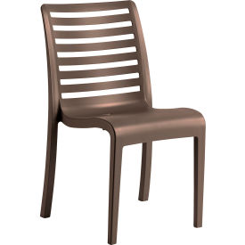 Astoria Stacking Dining Sidechair, Bronze