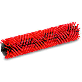 Roller Brush For B 50 W, BR 55/40, KIRA B 50, Medium Stiff Bristles, 22", Red