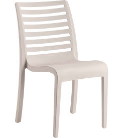 Astoria Stacking Dining Sidechair, Linen, Bulk Pack