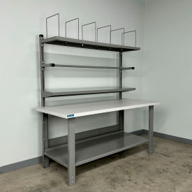 Packing Workbench #8, 1-3/4" ESD Laminate Top, 60"W x 36"D, Gray