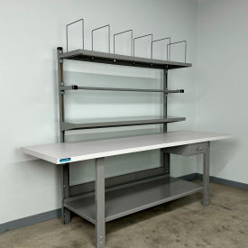Packing Workbench #8, 1-3/4" ESD Laminate Top, 96"W x 30"D, Gray