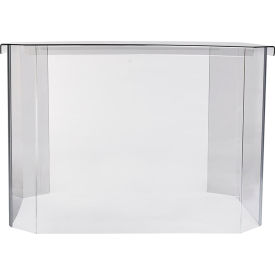3 Sided Acrylic Sneeze Guard for Polar Ice Tray Kiosk