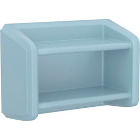 Endurance Full Unit Wall Mounted Shelving, 2 Shelf, 35"W x 15"D x 24"H, Blue Gray