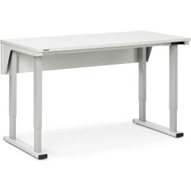 Electric Height Adjustable Table with ESD Top, 30" x 60", Gray