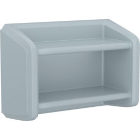 Endurance Full Unit Wall Mounted Shelving, 2 Shelf, 35"W x 15"D x 24"H, Gray