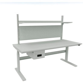 Electric Desk ESD Basic Configuration, 30" x 60", Gray