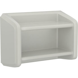 Endurance™ Full Unit Wall Mounted Shelving, 2 Shelf, 35"W x 15"D x 24"H, Stone Gray