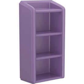 Endurance™ Full Unit Wall Mounted Shelving, 4 Shelf, 25"W x 14"D x 49"H, Indigo