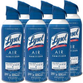 Air Sanitizer, White Linen, 10 oz. Aerosol Spray, 6/Case