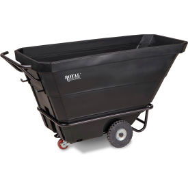 Standard Duty Tilt Truck, 1/2 Cu. Yd. Cap., 850 lb. Capacity, Black