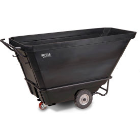 Standard Duty Tilt Truck, 1 Cu. Yd. Cap., 1250 lb. Capacity, Black