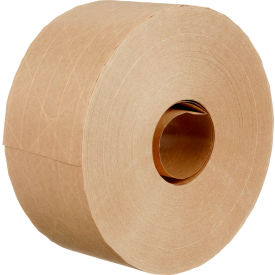 Water Activated Paper Tape, Light Duty, 2-3/4" x 150 Yds., 4.9 Mil, Natural, 10/Case