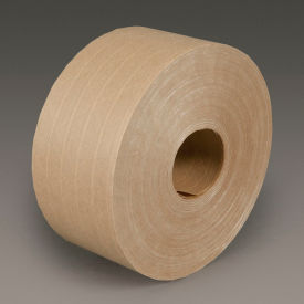 Water Activated Paper Tape, Medium Duty, 2-13/16" x 150 Yds, 6.5 Mil, Natural, 10/Case