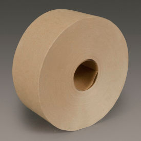 6142 Water Activated Paper Tape, Medium Duty, 3" x 200 Yds., 5.5 Mil, Natural, 10/Case