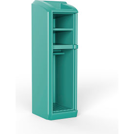 Endurance™ Locker with No Door, 26"W X 26"D X 78-1/2"H, Aqua