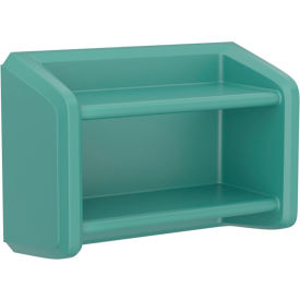 Endurance Full Unit Wall Mounted Shelving, 2 Shelf, 35"W x 15"D x 24"H, Aqua