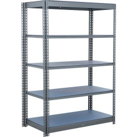 5 Shelf Commercial Duty Boltless Shelving Add On 48"W x 24"D x 96"H Duradeck