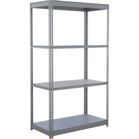 4 Shelf, Commercial Duty Boltless Shelving, Starter, 36"W x 24"D x 96"H, Duradeck