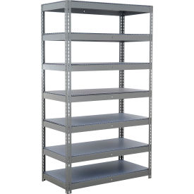 7 Shelf, Standard Duty Boltless Shelving, Starter, 36"W x 12"D x 96"H, Duradeck