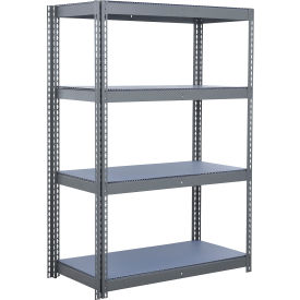 4 Shelf, Standard Duty Boltless Shelving Add On, 48"W x 12"D x 96"H, Duradeck
