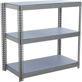 3 Shelf, Standard Duty Boltless Shelving, Add On, 72"W x 24"D x 84"H, Duradeck