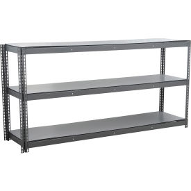 3 Shelf, Standard Duty Boltless Shelving, Add On, 96"W x 24"D x 48"H, Duradeck
