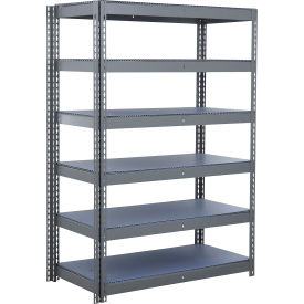 6 Shelf Standard Duty Boltless Shelving Add On 48"W x 12"D x 84"H Duradeck