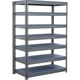 7 Shelf, Standard Duty Boltless Shelving, Add On, 48"W x 24"D x 84"H, Duradeck