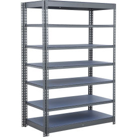 7 Shelf, Commercial Duty Boltless Shelving, Add On, 36"W x 24"D x 84"H, Duradeck
