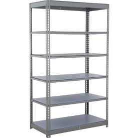 6 Shelf, Commercial Duty Boltless Shelving, Starter, 36"W x 24"D x 84"H, Duradeck
