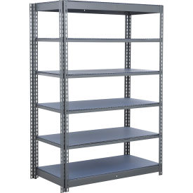 6 Shelf Commercial Duty Boltless Shelving Add On 36"W x 12"D x 84"H Duradeck