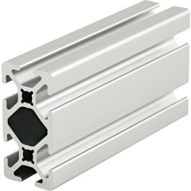 1.0" X 2.0" T-Slotted Extrusion Smooth Bar, 242"