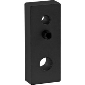 10 Series Leveling Anchoring Base Plate, 2-Hole, Black
