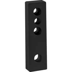 10 Series Leveling Anchoring Base Plate With 3/8-16 Tap, 4-Hole, Black