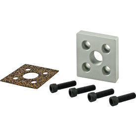 10 Series 2" X 2" End Mount Pressure Manifold Plate With 3/8" NPT