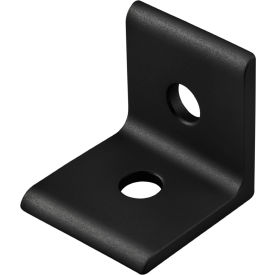 10 Series Lite Inside Corner Bracket with 2 Hole, Black