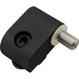 10 Series Right Hand Lift-Off Hinge section w/ Short Pin, Black