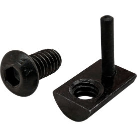 10 Series Button Head Socket Cap Screw and Drop In T-Nut, 1/4-20 X 1/2"