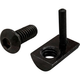 10 Series Button Head Socket Cap Screw and Drop In T-Nut, 1/4-20 X 5/8"