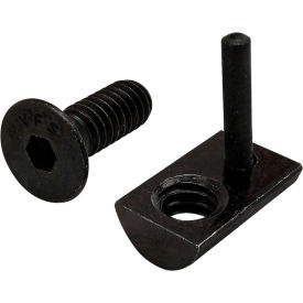 10 Series Flat Head Socket Cap Screw and Drop In T-Nut, 10 1/4-20 X 3/4"
