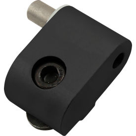 10 Series Left Hand Lift-Off Hinge Section w/ Short Pin, Black
