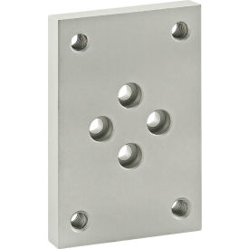 10 Series Flange Mount Caster Base Plate, Clear