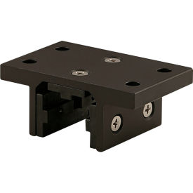 10 Series 3 Slot Mount Double Flange Short Standard Linear Bearing, Black