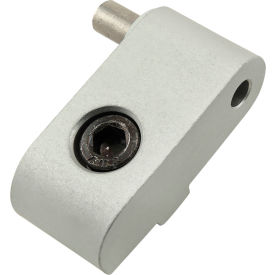 15 Series Left Hand Lift-Off Hinge Section w/ Short Pin, Anodize Finish, Clear