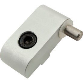 15 Series Right Hand Lift-Off Hinge Section w/ Short Pin, Anodize Finish, Clear
