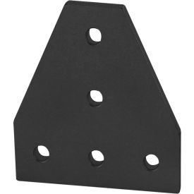 10 5 Series Hole Tee Joining Plate, Black