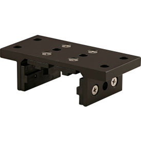 10 Series 3-15/16''L Double Flange Linear Bearing with Brake Hole, Black
