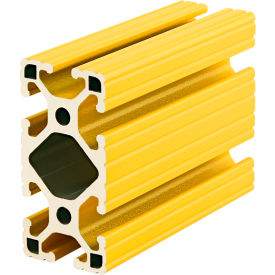 1-1/2" x 3" Lite T-Slotted Extrusion Yellow Powder Coated Bar, 242"