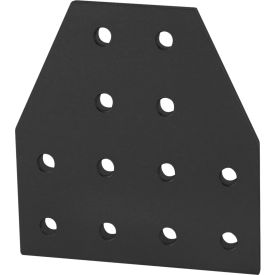 10 Series 12 Hole Tee Joining Plate, Black
